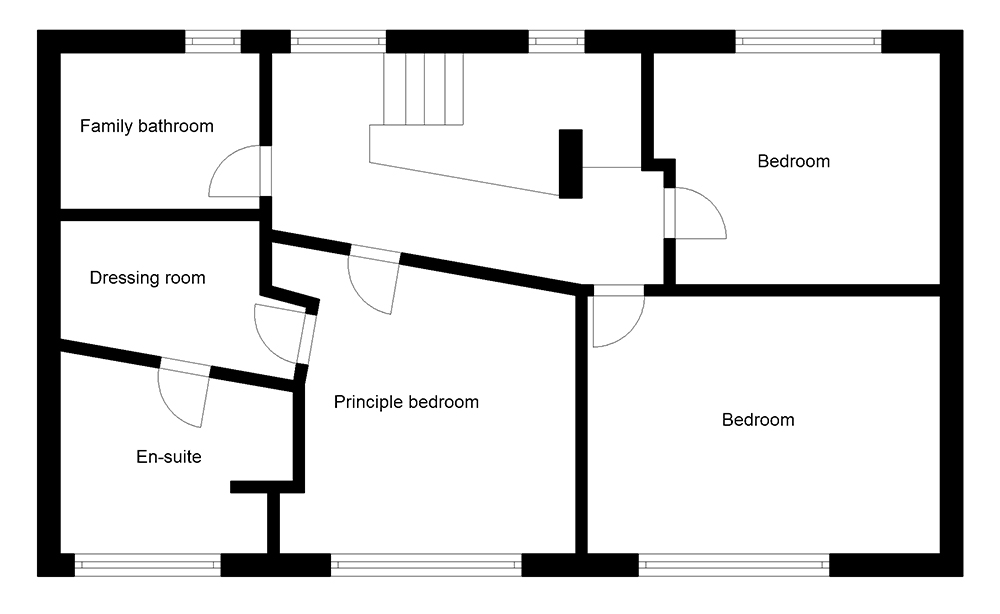 Second floor house plans