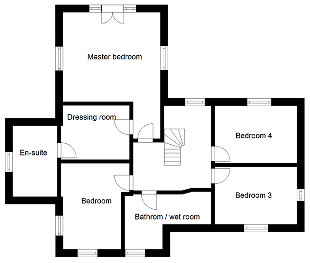 First floor house plan