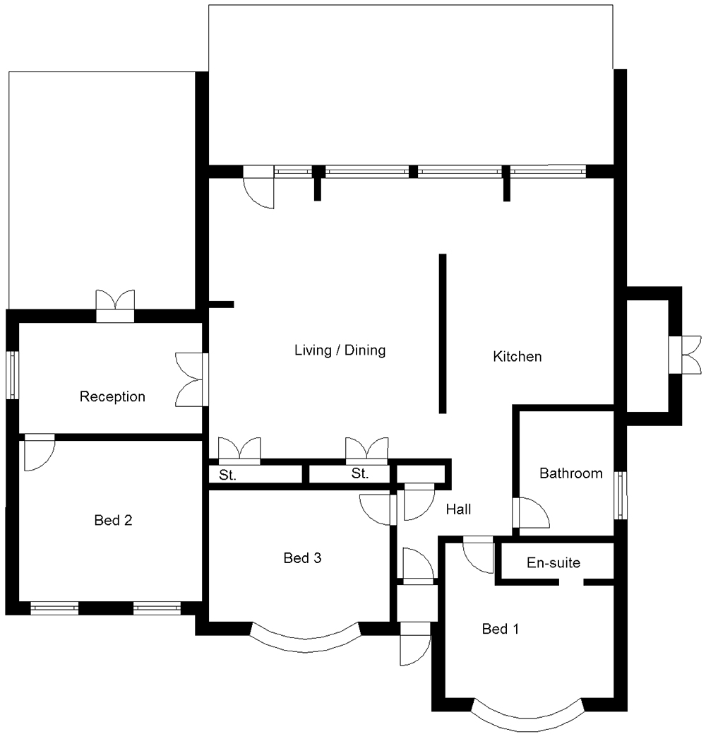 Bungalow ground floor house plans