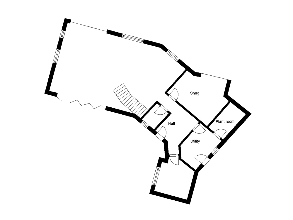 Lower ground floor plan