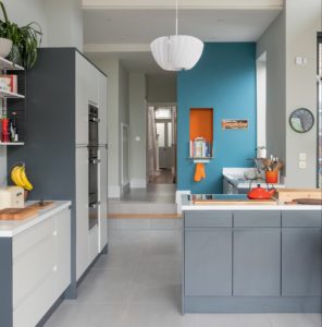 Open-plan kitchen extension to a Victorian home