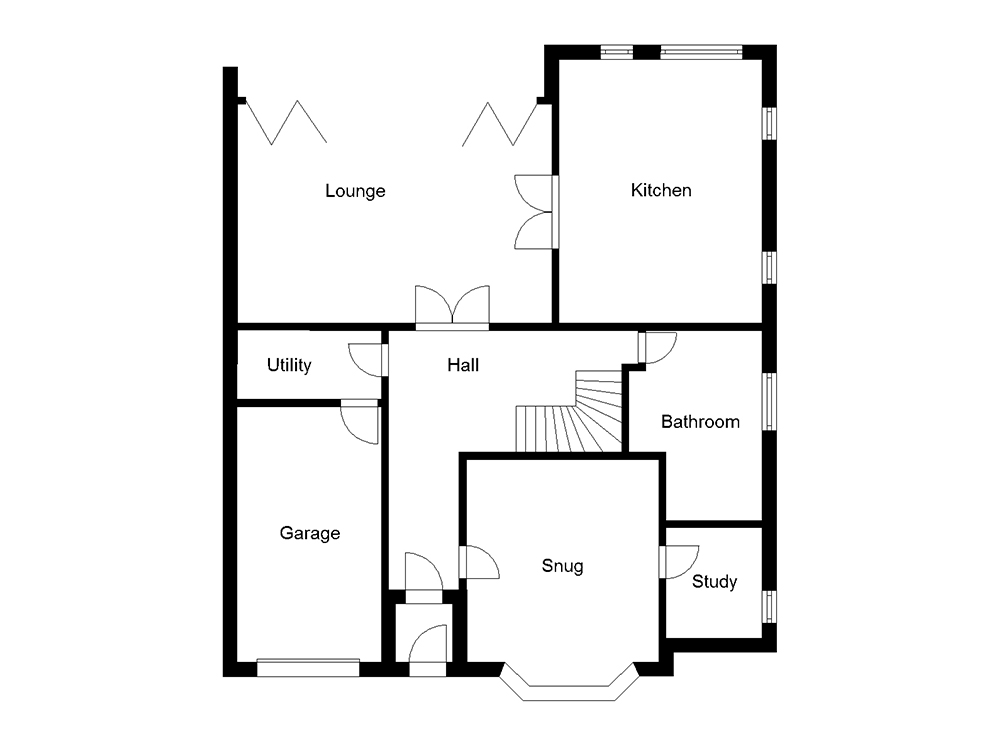 Ground floor house plan