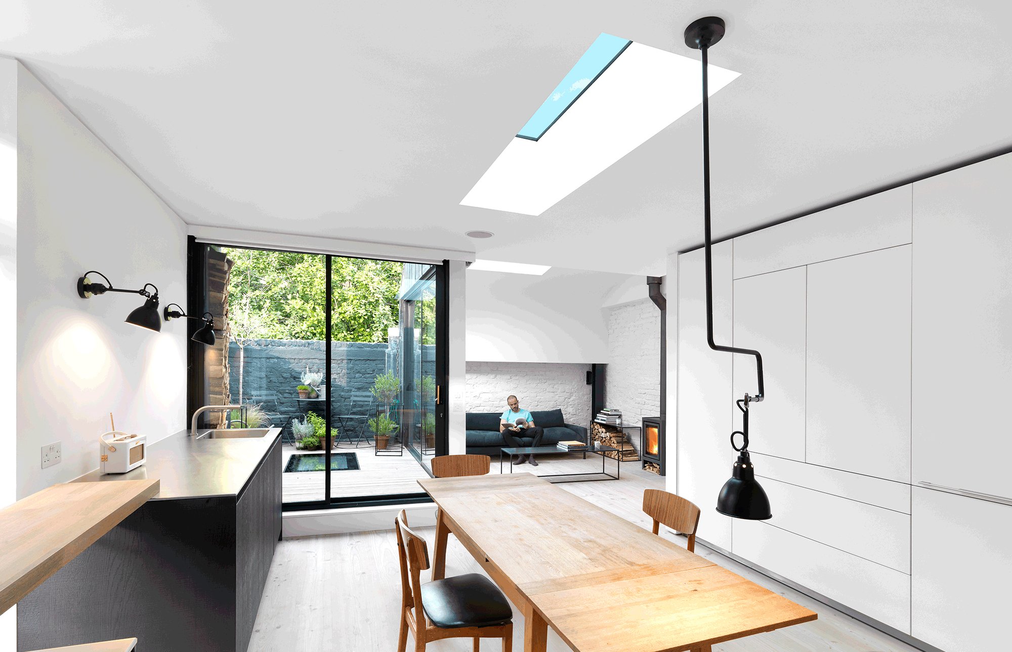 Rooflight in scheme by three-fold architects