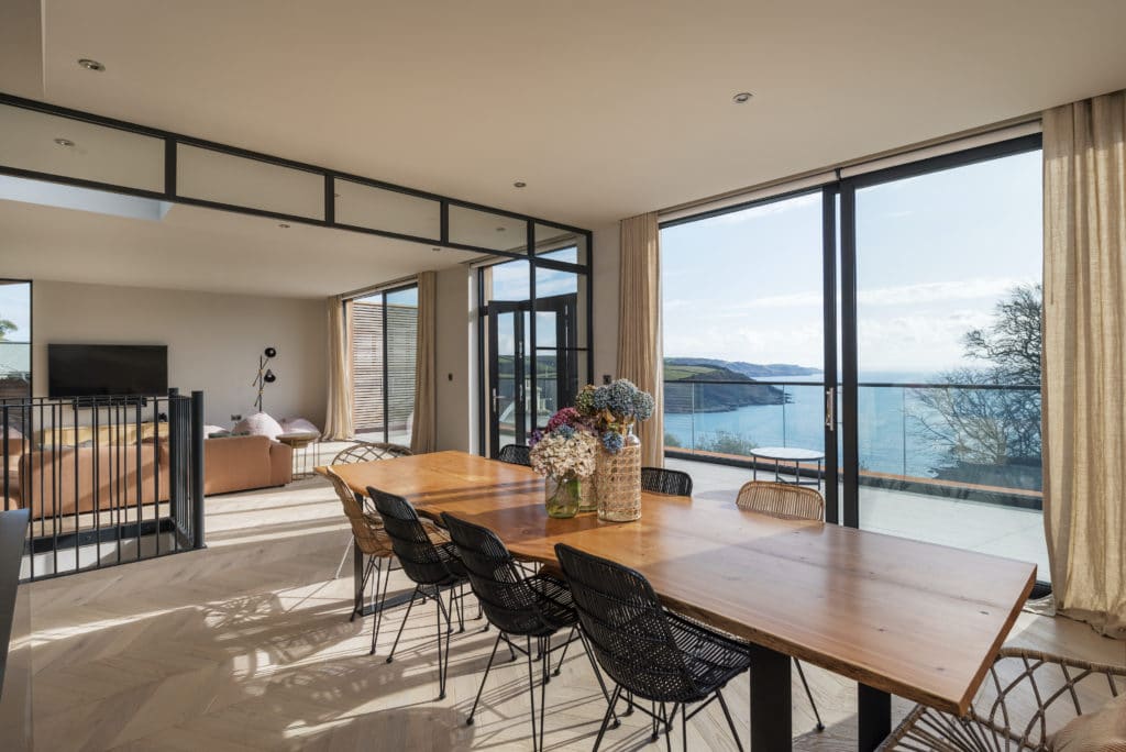 Open plan dining room