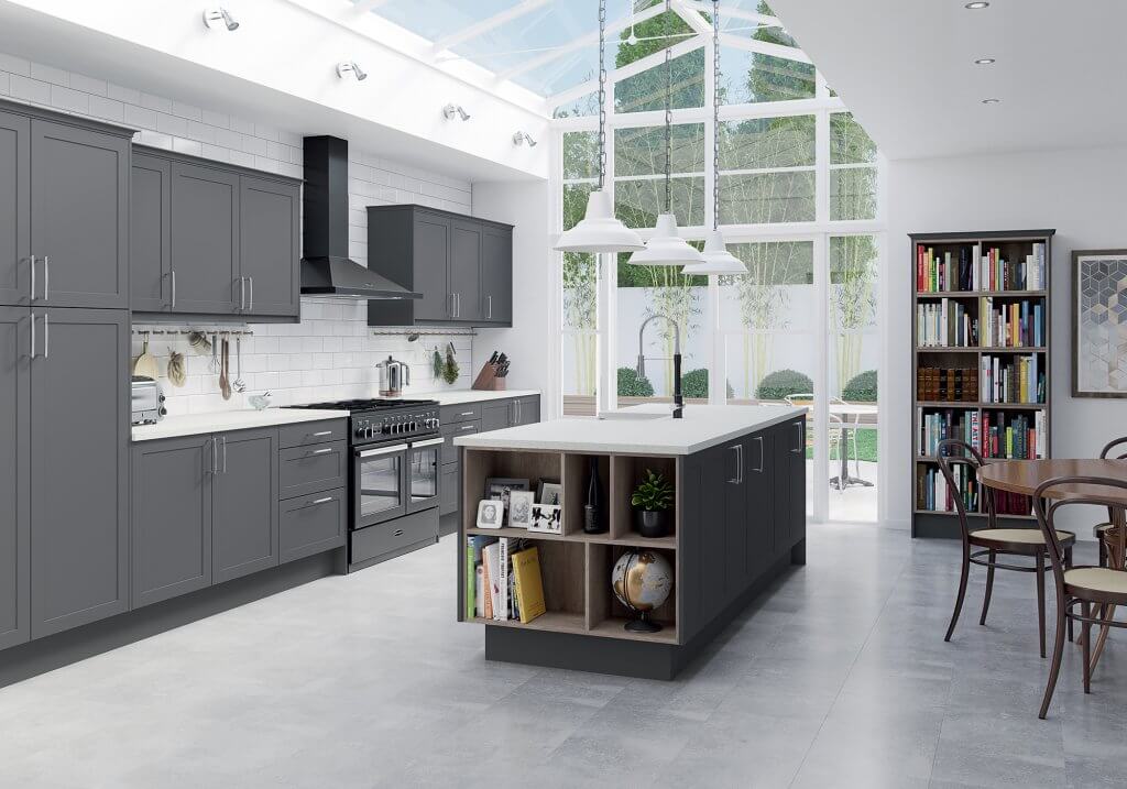 Shaker-style kitchen by Magnet