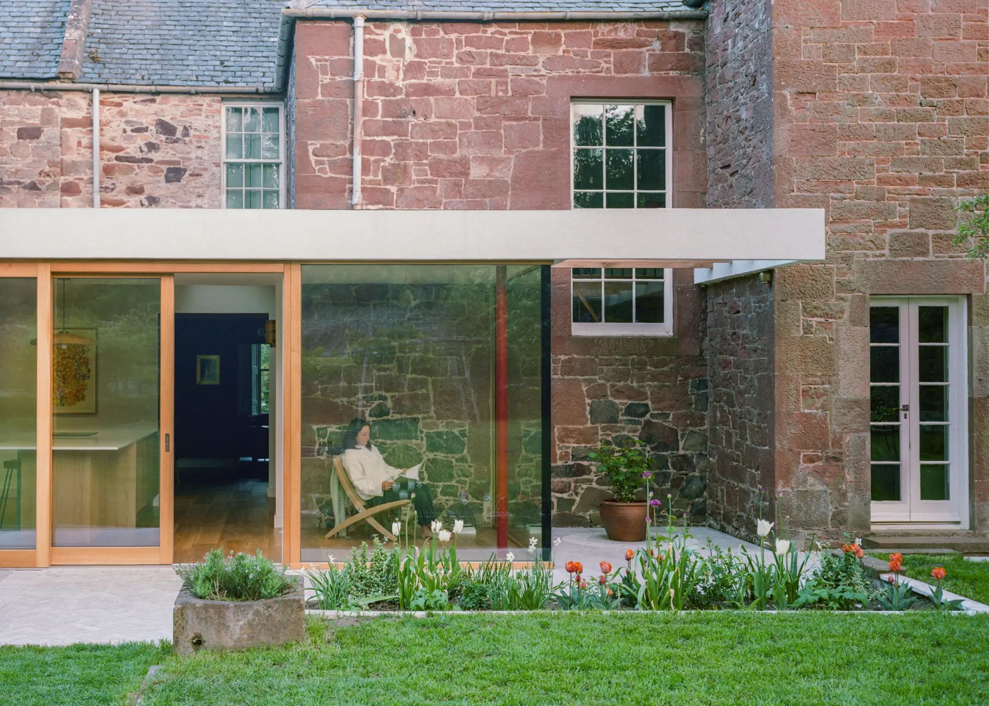 Single-Storey House Extension to a Listed Georgian Farmhouse