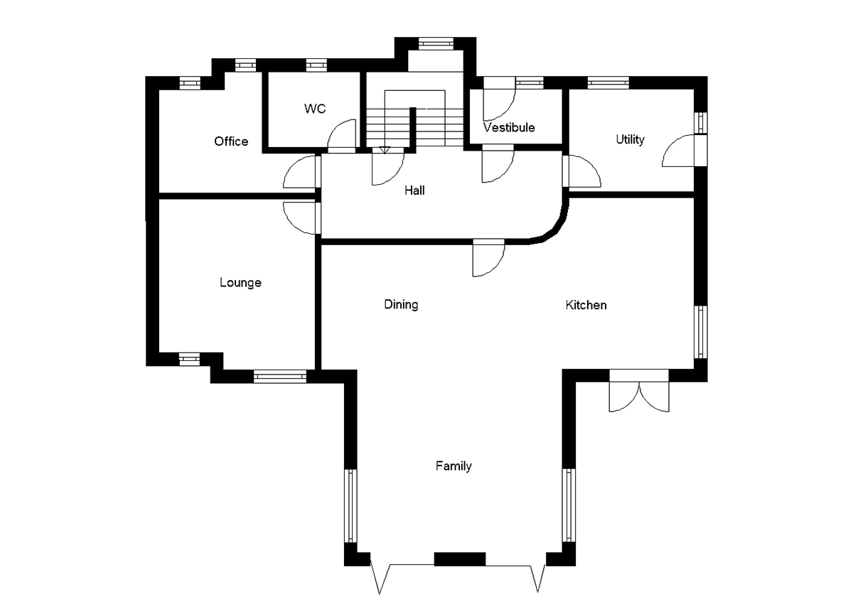 Ground floor house plan