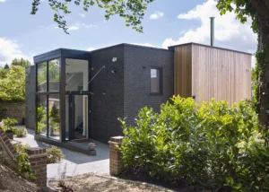 Striking Self Build with Wide Spans of Glazing Built on a Garden Site