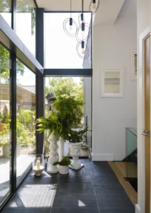 Striking Self Build with Wide Spans of Glazing Built on a Garden Site
