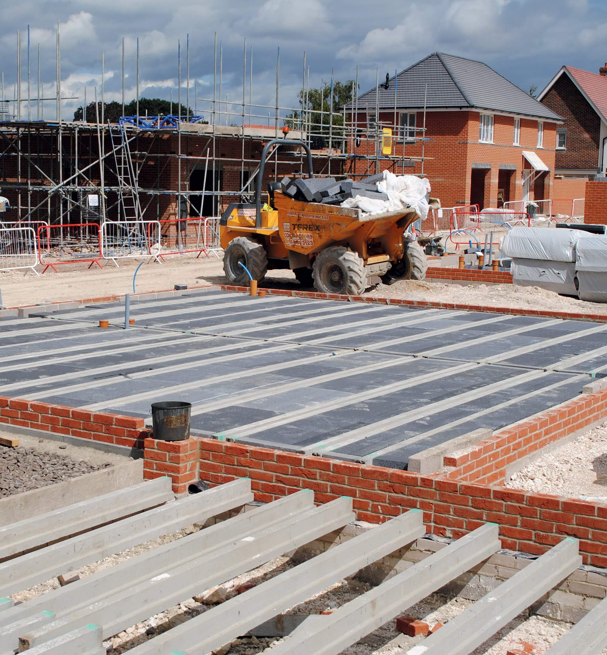 Cemex block and beam floor