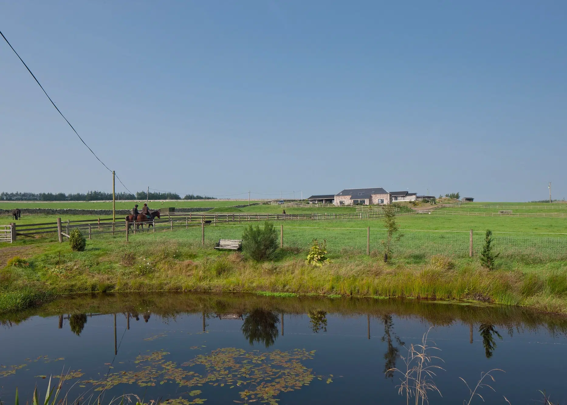Stone Cottage-Style Build with Far-Reaching Views Over the Scottish Borders