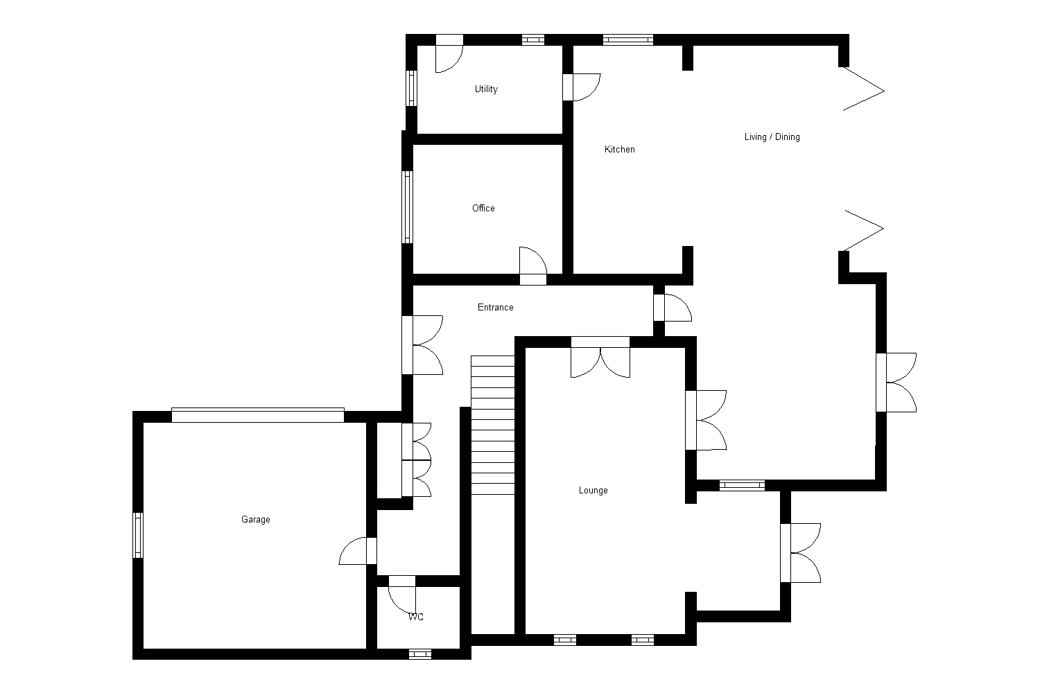 Ground floor house plan