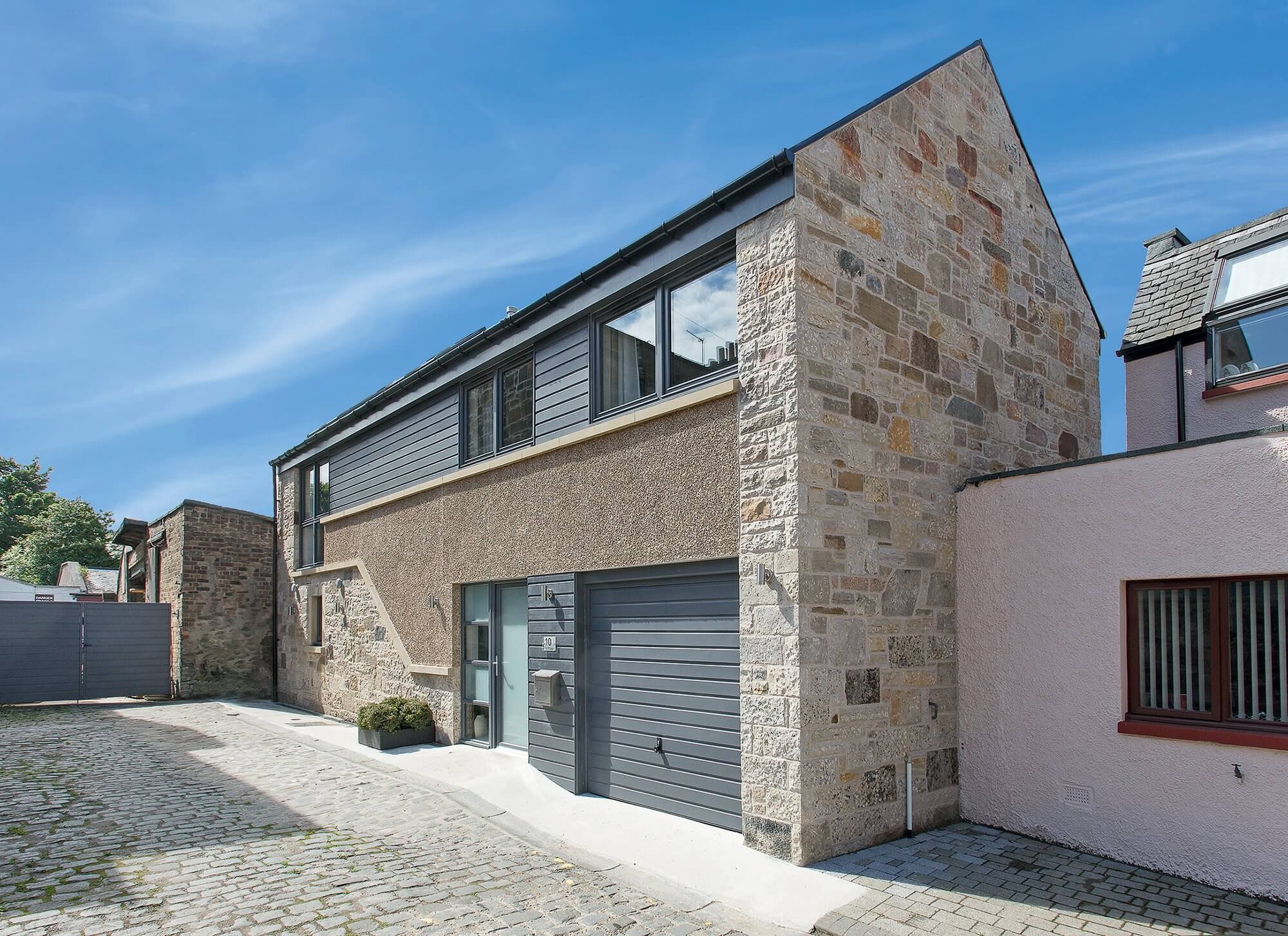 Contemporary timber frame home