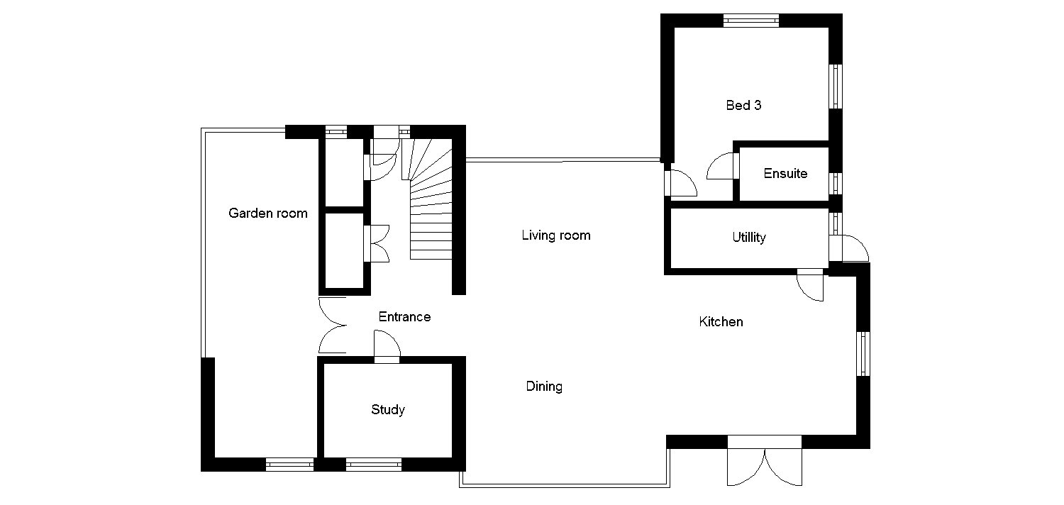 Ground floor house plan