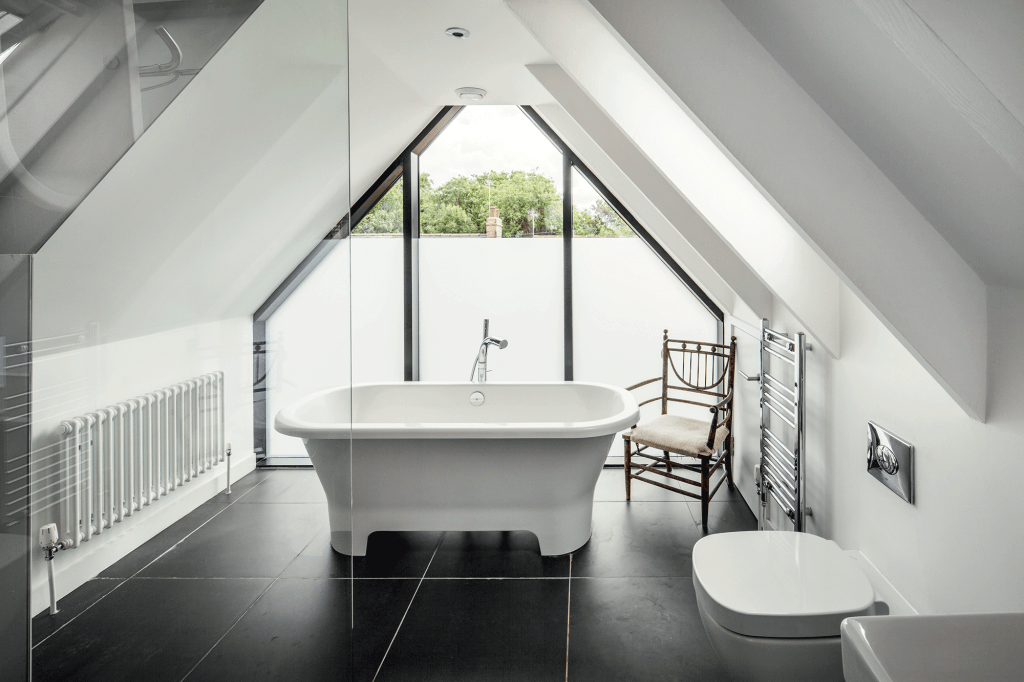 Bathroom gable by Waind Gohil + Potter Architects