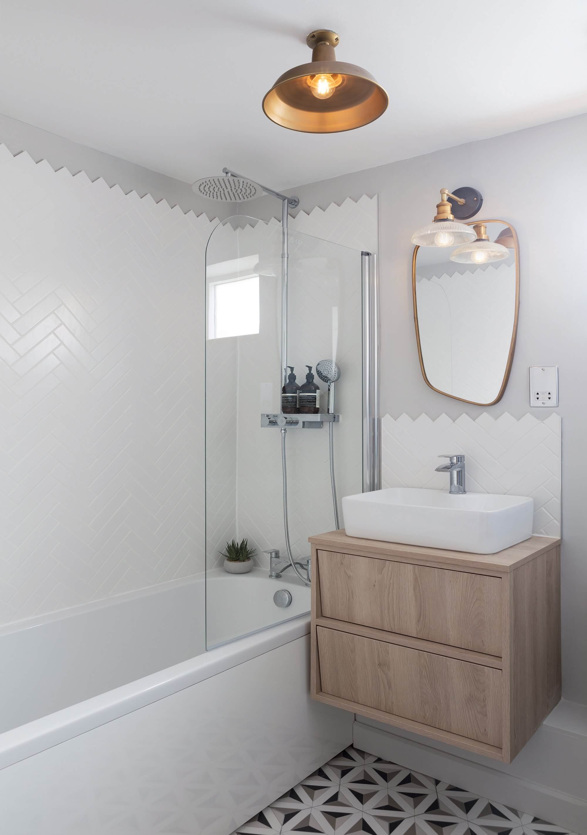 Bathroom scheme by interior designer Shanade McAllister Fisher
