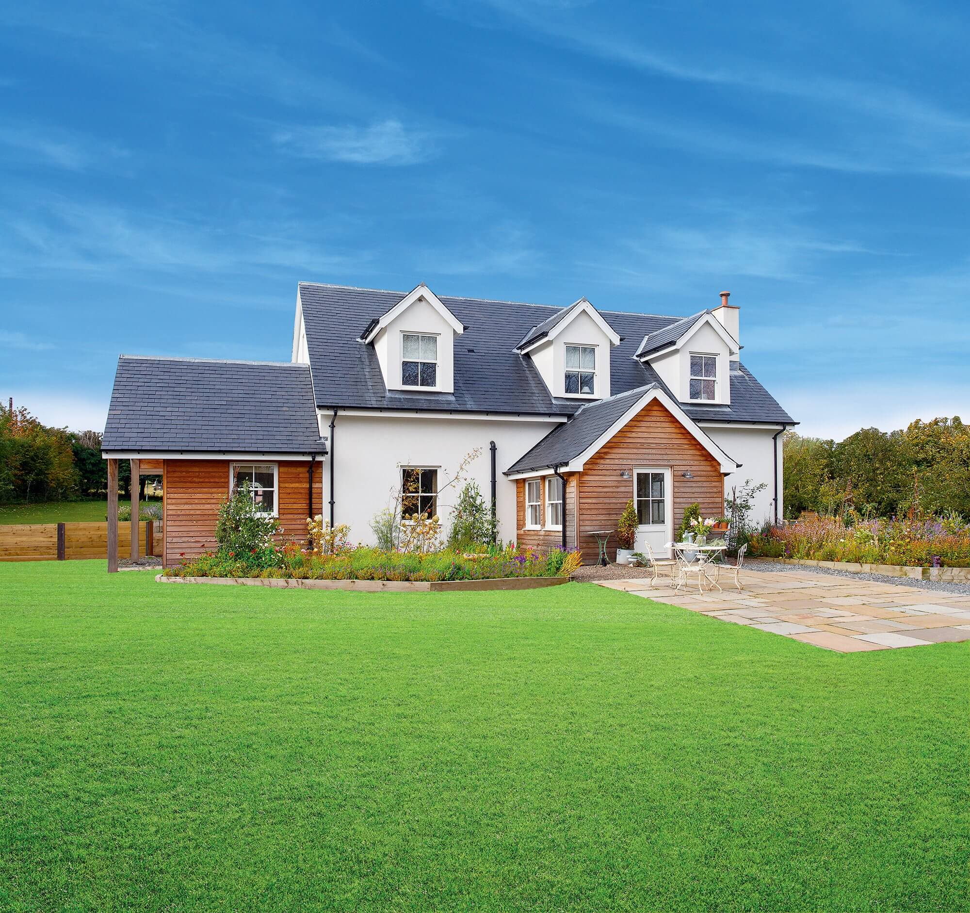 Timber frame vernacular self build