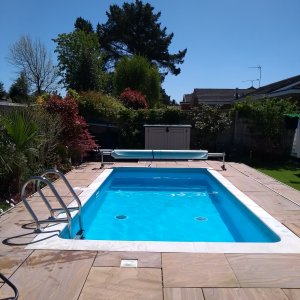 Swimming pool built with Beco Wallform