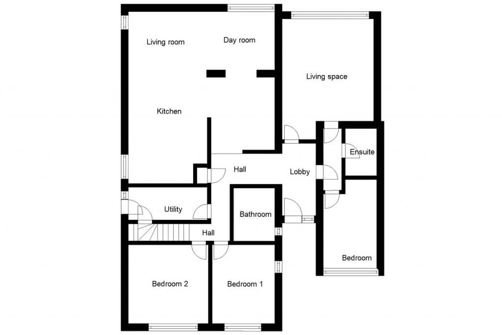 Ground floor house plan