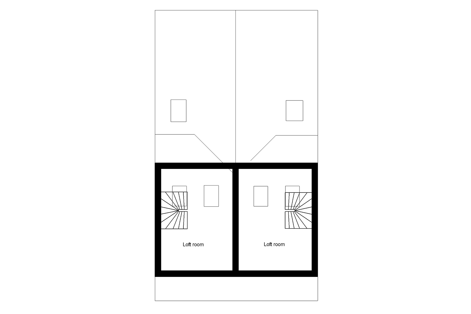 Hill loft house plans