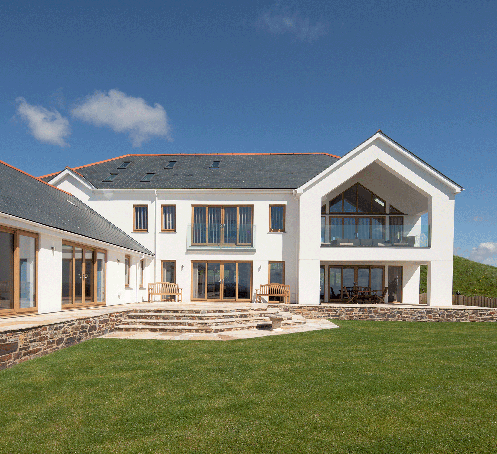 Home exterior of Modern accessible self build