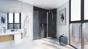 Shower screen by Wetrooms UK