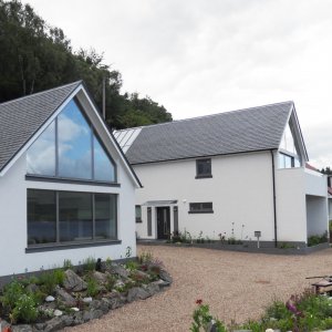 ICF home in sloping site in Scotland