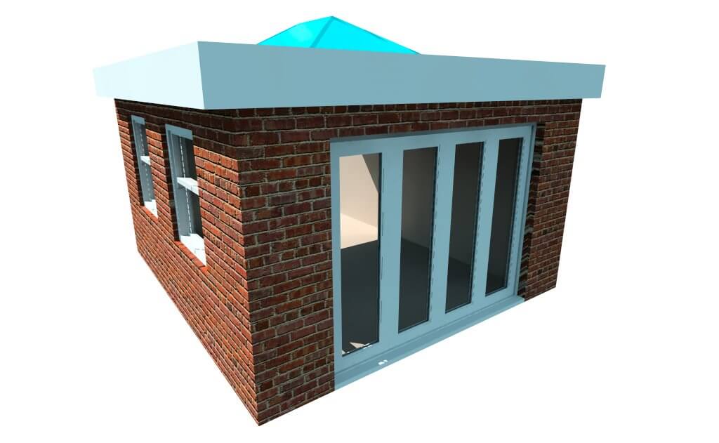 Single Storey Extension illustration by HBXL