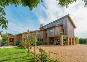 Carbon-neutral timber frame home