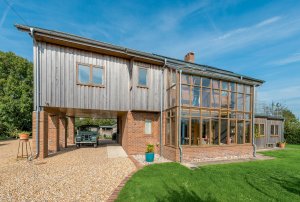 Carbon-neutral timber frame home