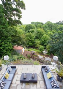 Luxury self build on a sloping site