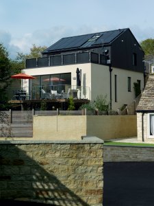 Energy-Efficient Luxury Home on a Sloping Plot