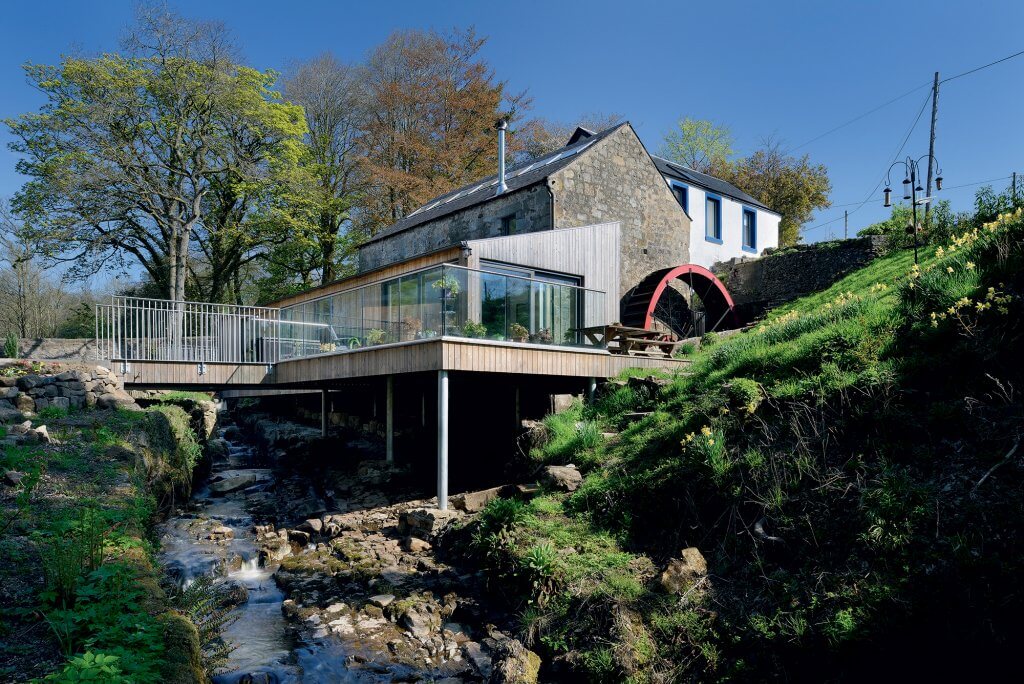 Mill converted into modern family home