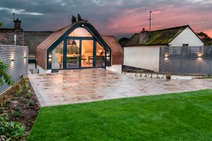 Two-storey extension to listed cottage