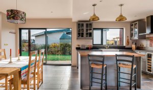 Timber frame self build kitchen