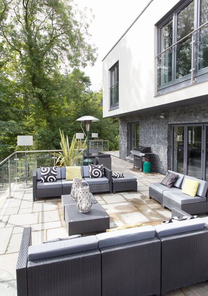 Patio with outdoors furniture