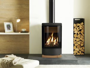 Modern gas stove by Stovax
