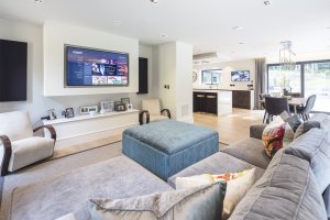 Smart TV in fully integrated smart home
