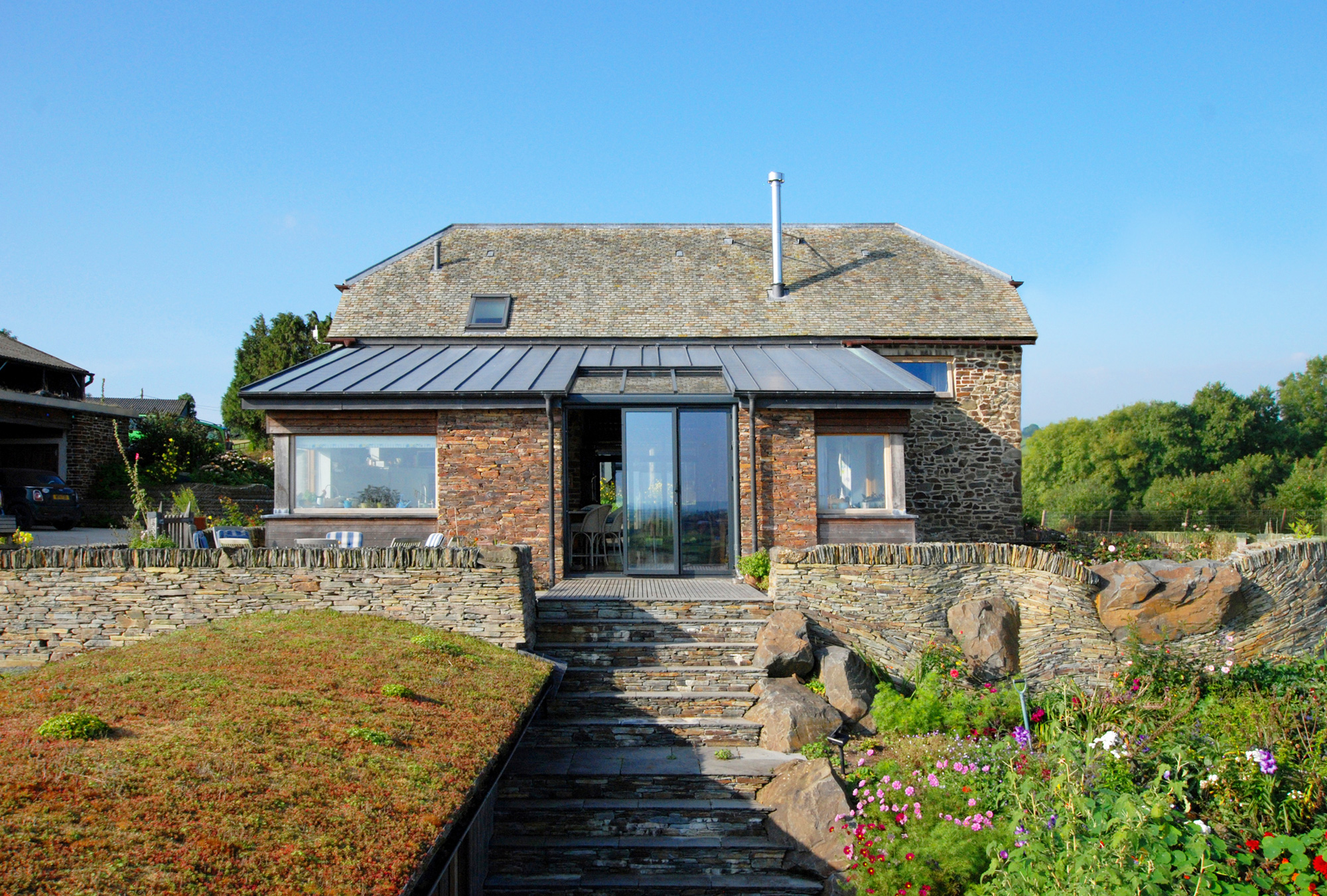 Barn conversion exterior