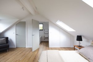 Bedroom with ensuite bathroom