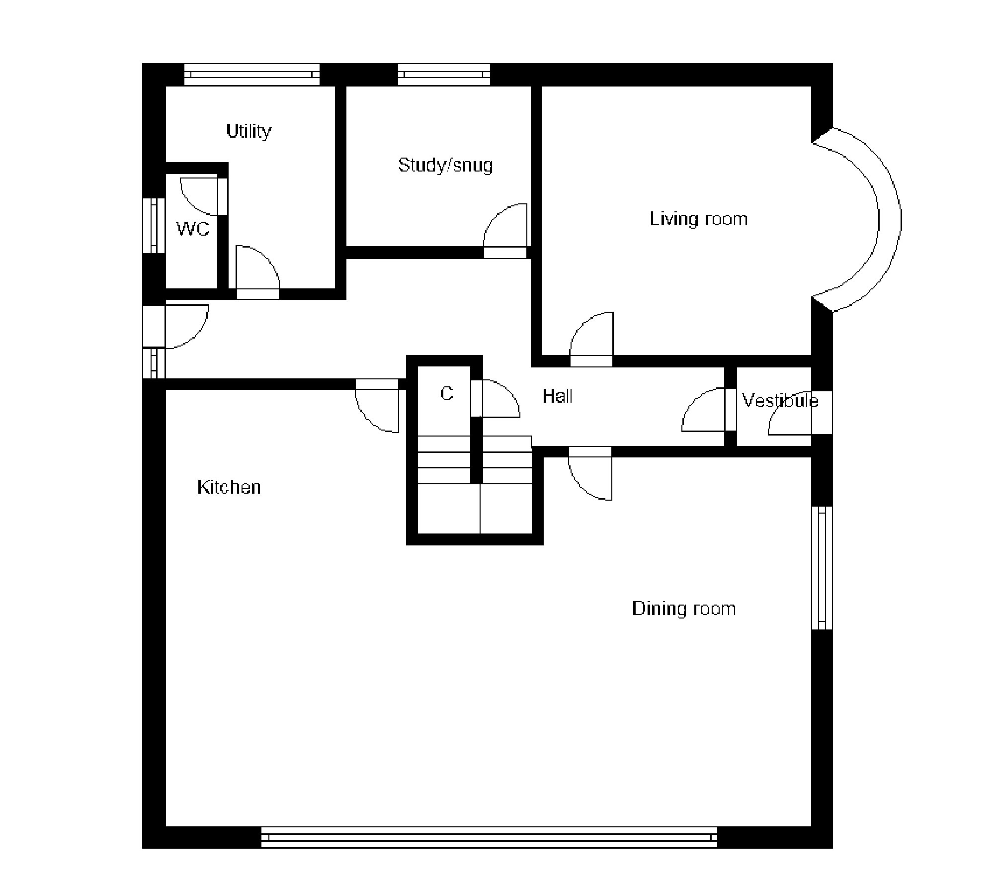 House Plans: Four Bedroom House Renovation & Extension in ...