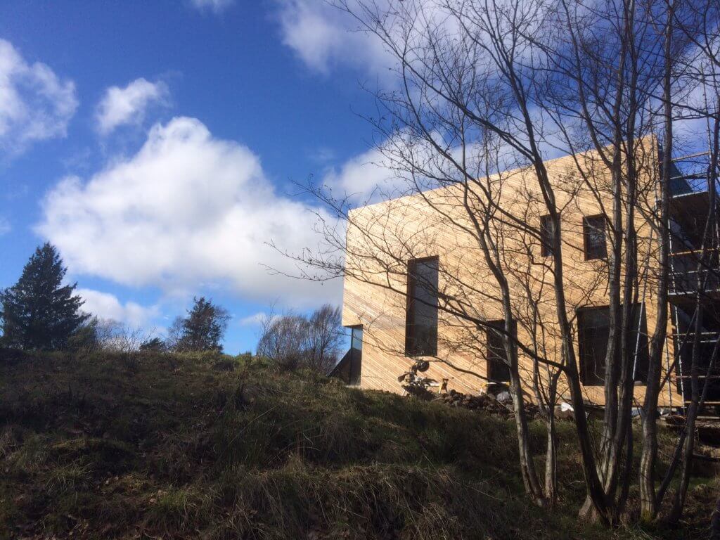 Contemporary timber home passivhaus