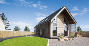 Model D timber frame home in Scotland