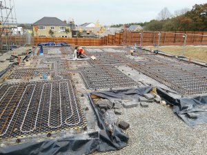 Installing underfloor heating