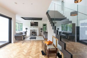 Living room in Hove Passivhaus
