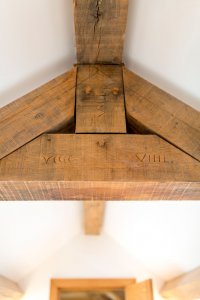 Oak frame detail