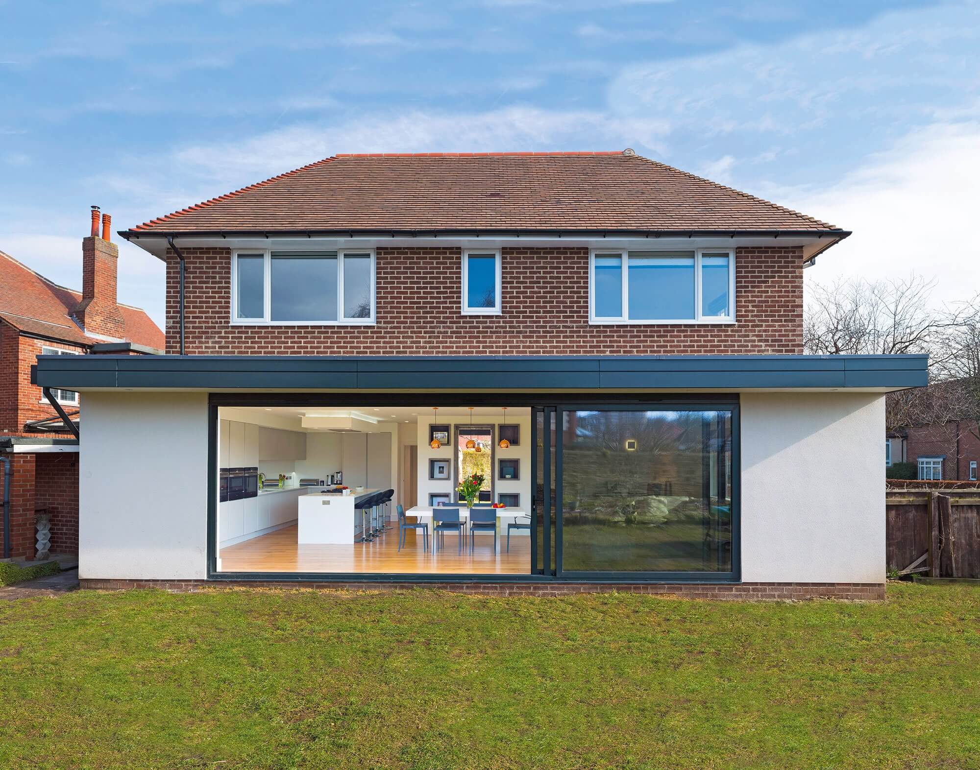 1950s home extension rear