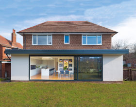 1950s home extension rear