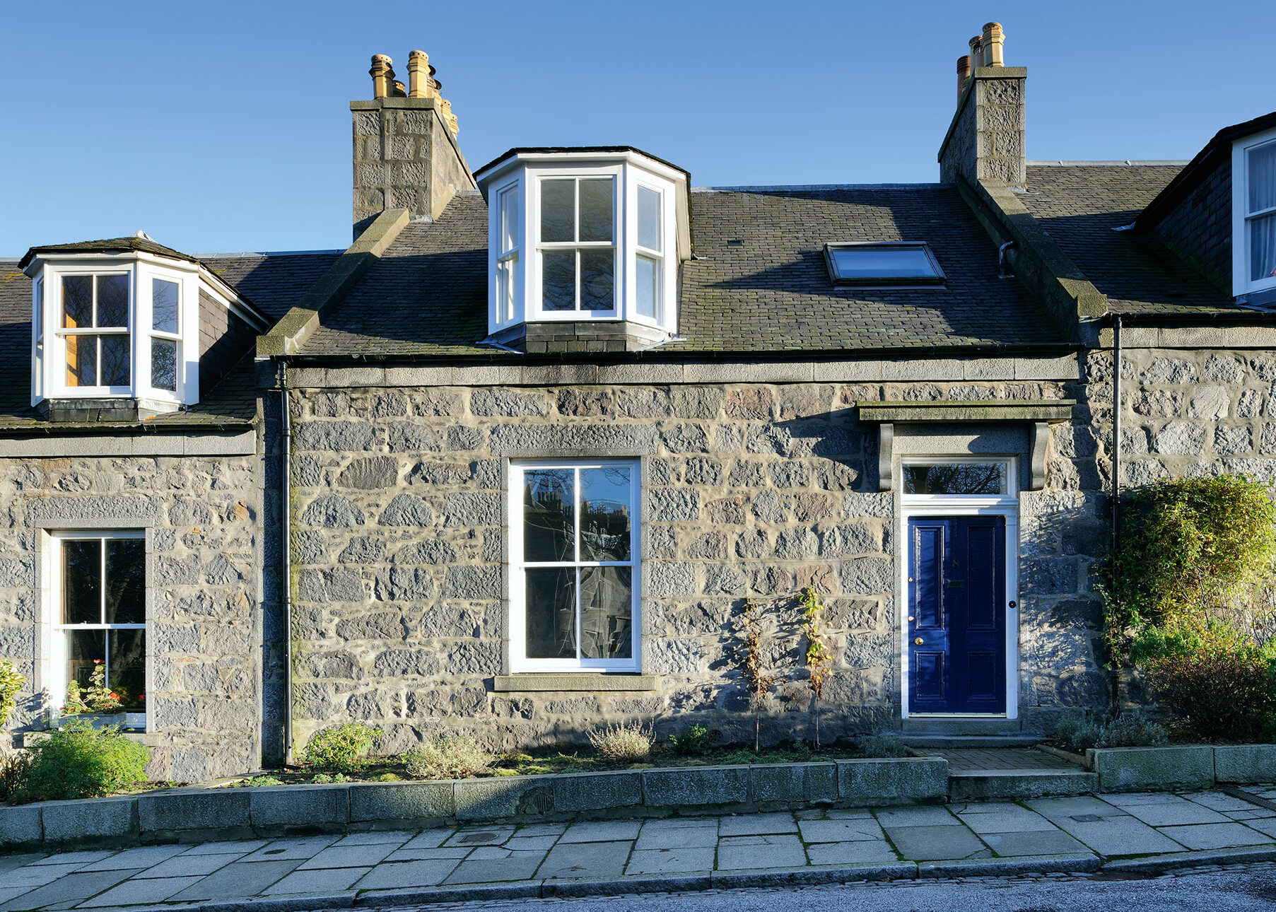 Traditional Scottish home with slate roof