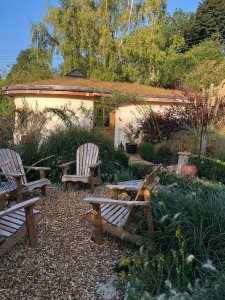 Strawbale home garden